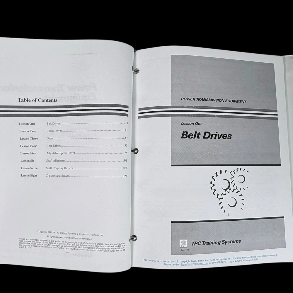 TPC Training Manual Power Transmission Equipment #303.1 1998‎